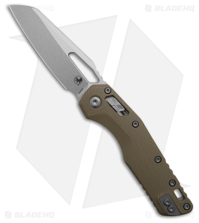 Microtech MSI Ram-Lok Knife Fluted OD Green G-10 (3.5 Stonewash)