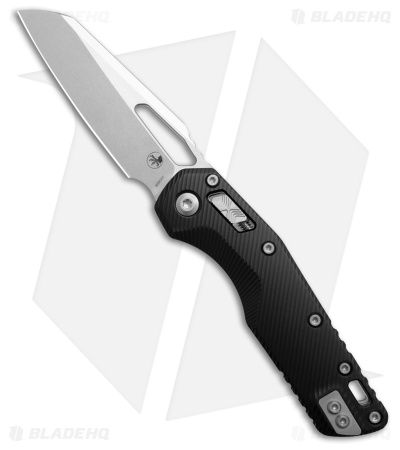 Microtech Standard Issue MSI Ram-Lok Knife Fluted Black Aluminum (3.8" SW)