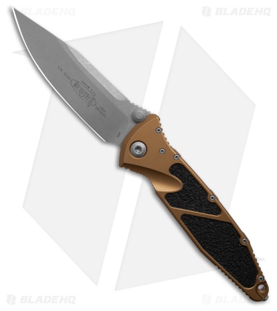 Microtech Socom Elite Manual Knife Tan Aluminum (4