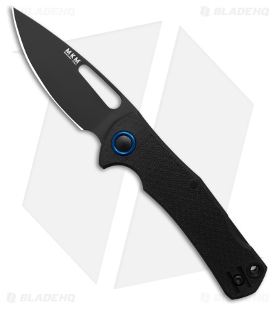 MKM LOV Drop Point Lockback Knife Black FRN (3" Black)