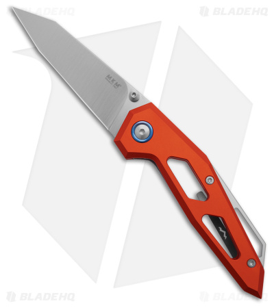 MKM Edge Liner Lock Knife Orange Aluminum (2.9" Satin) EGL-AOR