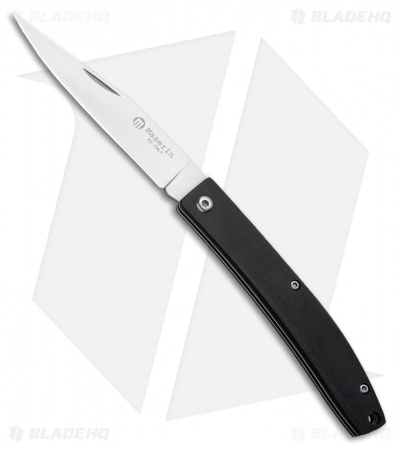Maserin E.D.C. Gentleman Slip Joint Knife Black Micarta (3.25" Satin)