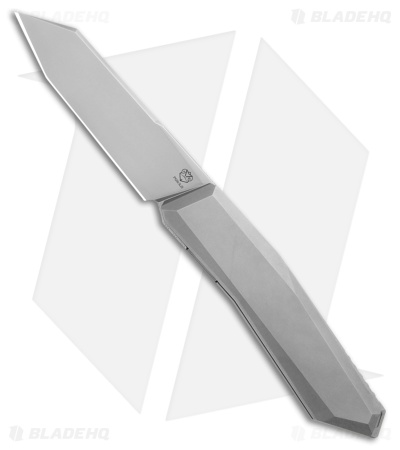 Poikilo Blade Large Prism Frame Lock Knife Pearlescent SW Ti (4" Pearlescent SW)