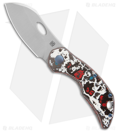 Olamic Cutlery Busker Largo Knife Nebula FC/Neontropic Titanium (2.5" Satin)