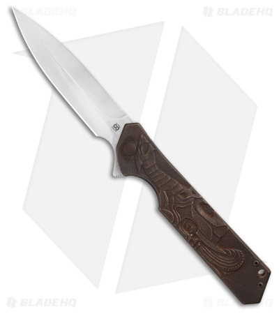 Olamic Rainmaker Dagger Knife Hand-Carved Nord Ti (4.1