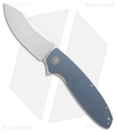 Petrified Fish Terra Liner Lock Knife Blue G-10 (3.75" Satin)