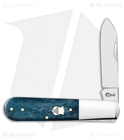 Case Knives Barlow Knife 3.4" Mediterranean Blue Smooth Bone (61009 SS) 11195