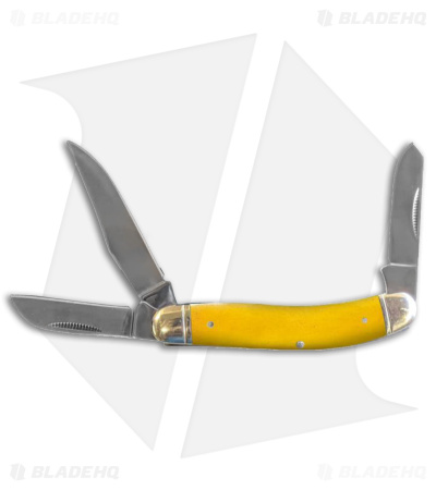 Cold Steel Gentleman's Stockman Slip Joint Knife Yellow Bone (2.5