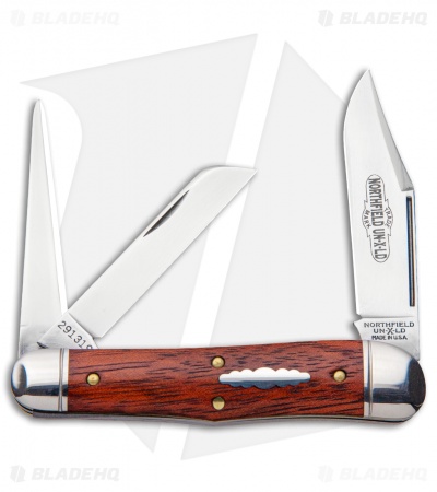 GEC #29 Northfield UN-X-LD Stockyard Whittler Pocket Knife Blood Wood 291319