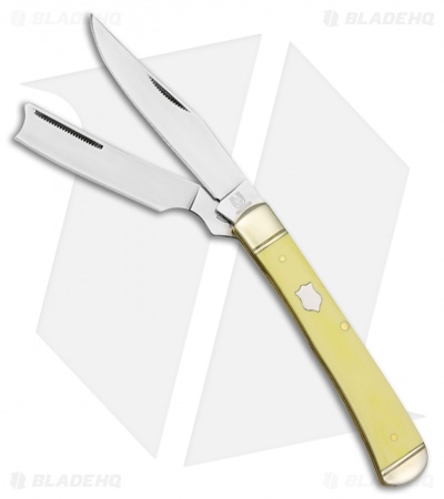 Rough Rider Razor Trapper Traditional Pocket Knife 3.375