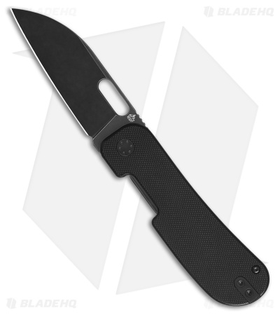 QSP Jacob Lundquist Variant PE Liner Lock Knife Blackout G-10 (3" Black SW)