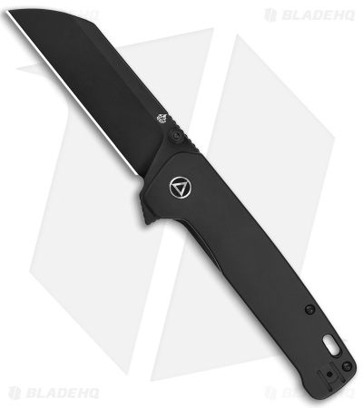 QSP Penguin Plus Frame Lock Knife Black Titanium (3.38" BW)