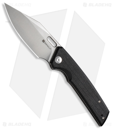 SENCUT GlideStrike Liner Lock Knife Black Micarta (3.75" Satin) S23018-4