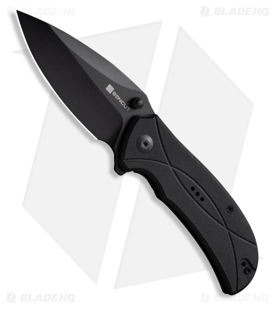 SENCUT Hyrax Liner Lock Knife Black G-10 (3.3" Black 9Cr18MoV) S23097-1