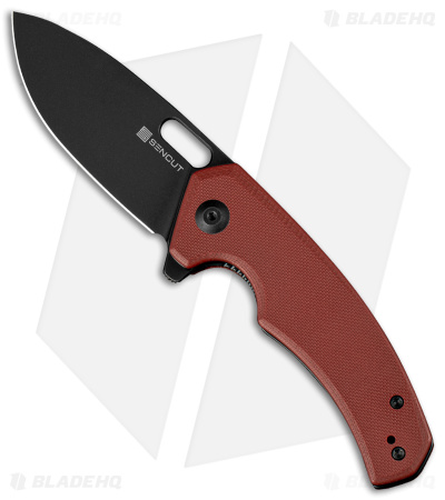 SENCUT Acumen Liner Lock Knife Burgundy G-10 (3" Black) SA06B
