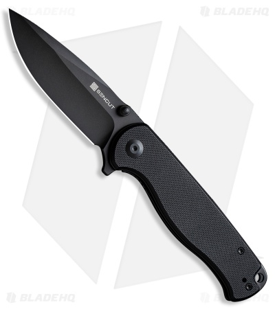 SENCUT Errant Liner Lock Knife Black G-10 (3.5" Black)