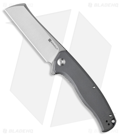 SENCUT Traxler Liner Lock Flipper Knife Gray G-10 (3.49" Satin) S20057-3