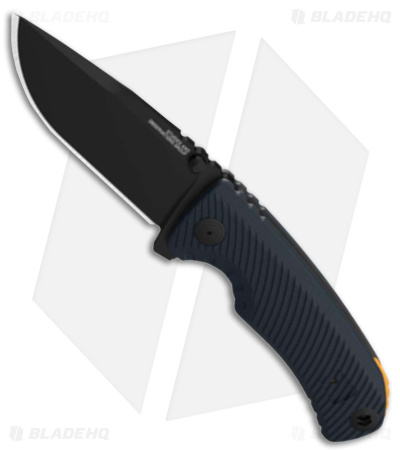 SOG Tellus ATK Assisted Frame Lock Knife Squid Ink/Yellow (3.2