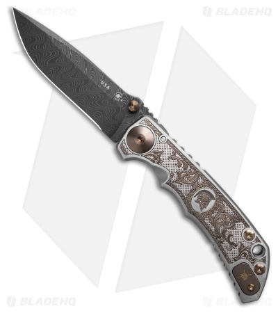 Spartan Blades Harsey Flourishes Folder Frame Lock Knife Ti (4