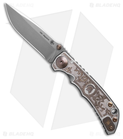 Spartan Blades Harsey Flourishes MagnaCut Frame Lock Knife Titanium (4