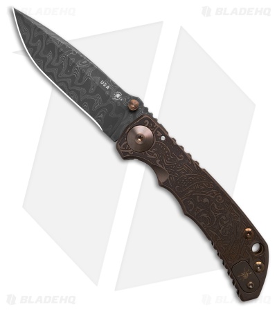 Spartan Blades Harsey Relic Frame Lock Knife Copper Titanium (4