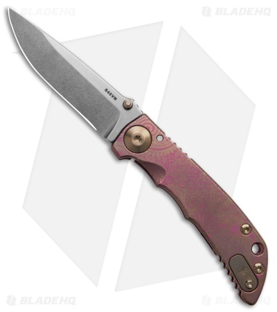 Spartan Blades Mini Harsey Folder Frame Lock Paisley Custom (3.25