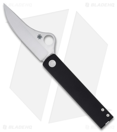 Spyderco Essenza Liner Lock Knife Black Aluminum (3.2" Satin N690Co) C272ALBKP