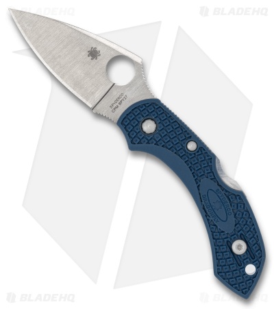 Spyderco Dragonfly 2 Lockback Knife Cobalt Blue FRN (2.25