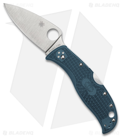 Spyderco LeafJumper Lock Back Knife Blue FRN (3