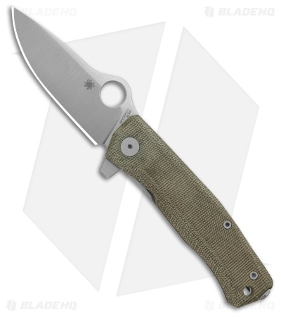 Spyderco SpyMyto Frame Lock Knife Micarta/Titanium (3.3" Satin M398) C265MTIP