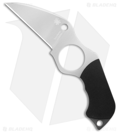 Spyderco Swick 5 Fixed Blade Knife Black G-10 (2.73" Satin) FB14P5