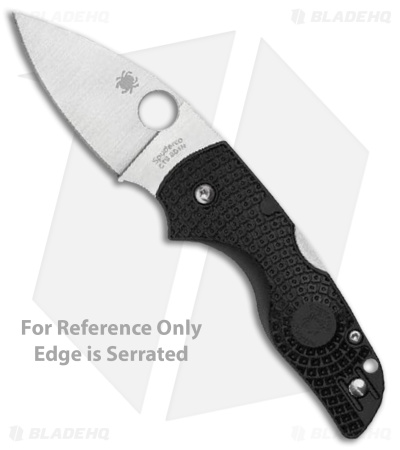 Spyderco Lil' Native Lightweight Black FRN (2.4" Satin Serrated) C230SBK