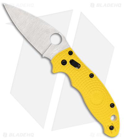 Spyderco Manix 2 MagnaCut Lightweight Salt Knife Yellow Polymer (3.4