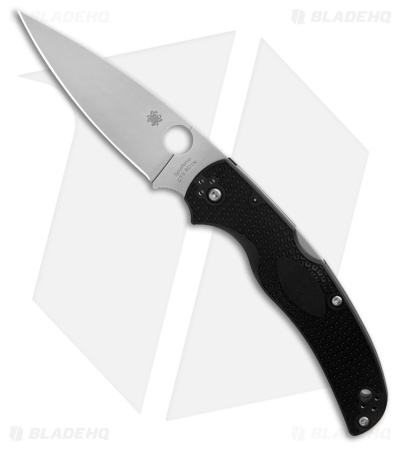 Spyderco Native Chief Lightweight Knife Black FRN (4" Satin) C244PBK