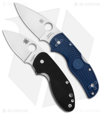 Spyderco Native 5 Blue FRN + Insistent Liner Lock Knife Bundle