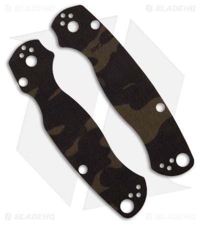 Ripp's Garage Tech Spyderco Paramilitary 2 Cordura Skin Set - Multi Camo Black