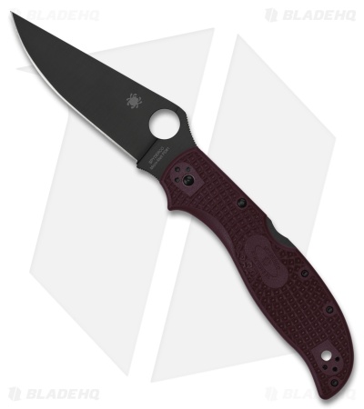 Spyderco Stretch 2 XL Lightweight Back Lock Knife Burgundy FRN (3.9