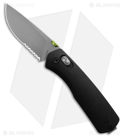 The James Brand The Carter Ambi-Slider Knife Black G-10 (2.8" Satin Serrated)