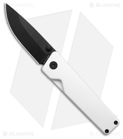 The James Brand The Chapter 2 Frame Lock Knife White Titanium (2.75