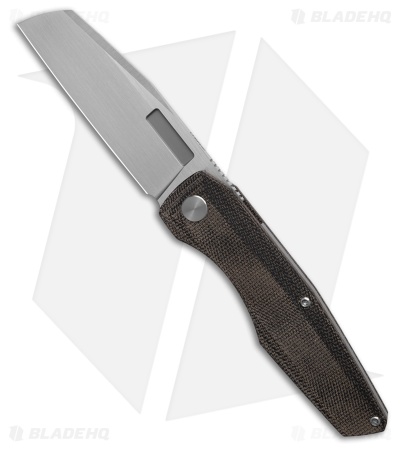 Vero Engineering Axon Liner Lock Knife Black Micarta (3.5" Hand Satin)