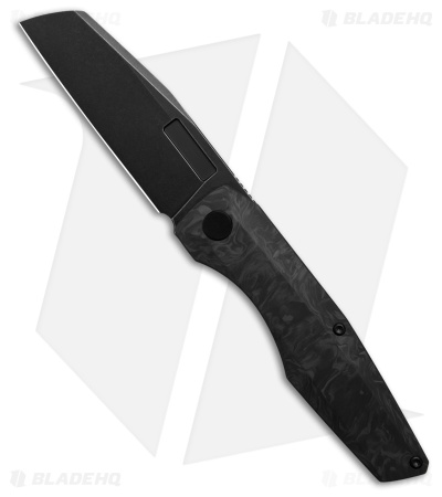 Vero Engineering Axon Liner Lock Knife Marbled Carbon Fiber (3.5" Black SW)
