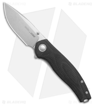 Viper Knives Vale MagnaCut Liner Lock Knife Black SureTouch (3" Stonewash)