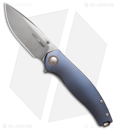 Viper Knives Vale MagnaCut Liner Lock Knife Blue Titanium (3