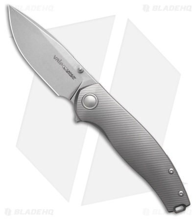Viper Knives Vale MagnaCut Liner Lock Knife Stonewashed Titanium (3