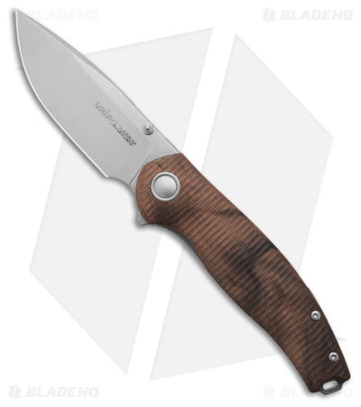 Viper Knives Vale MagnaCut Liner Lock Knife Walnut Wood (2.67" Satin)
