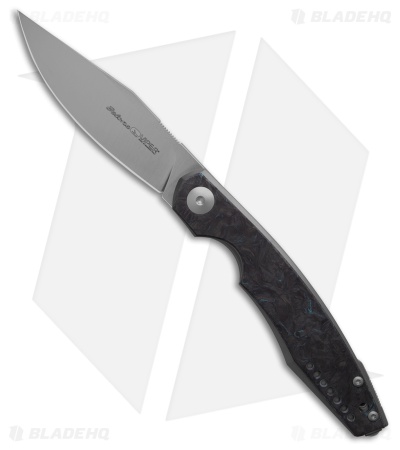 Viper Knives Voxnaes Belone Liner Lock Knife Blue Carbon Fiber/Ti (3.3" Satin)
