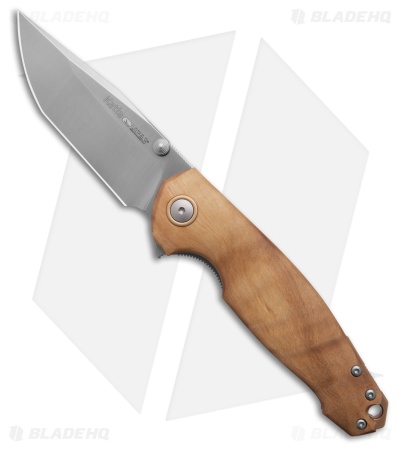 Viper Knives Vox Katla Liner Lock Knife Flamed Poplar Wood (3" Satin) V5985PI