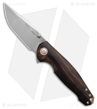 Viper Knives Vox Katla Liner Lock Knife Zircote Wood (3" Satin) V5985ZI