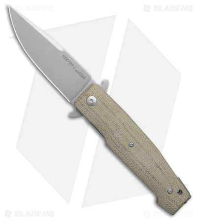 Viper Knives Keeper 2 Liner Lock Knife Green Micarta (3.75