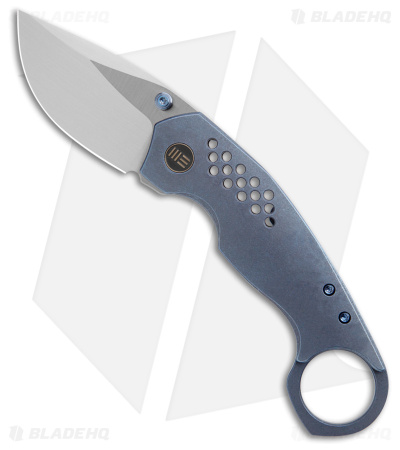 WE Knife Co. Envisage Karambit Knife Blue Ti (2.42" Satin) WE22013-4